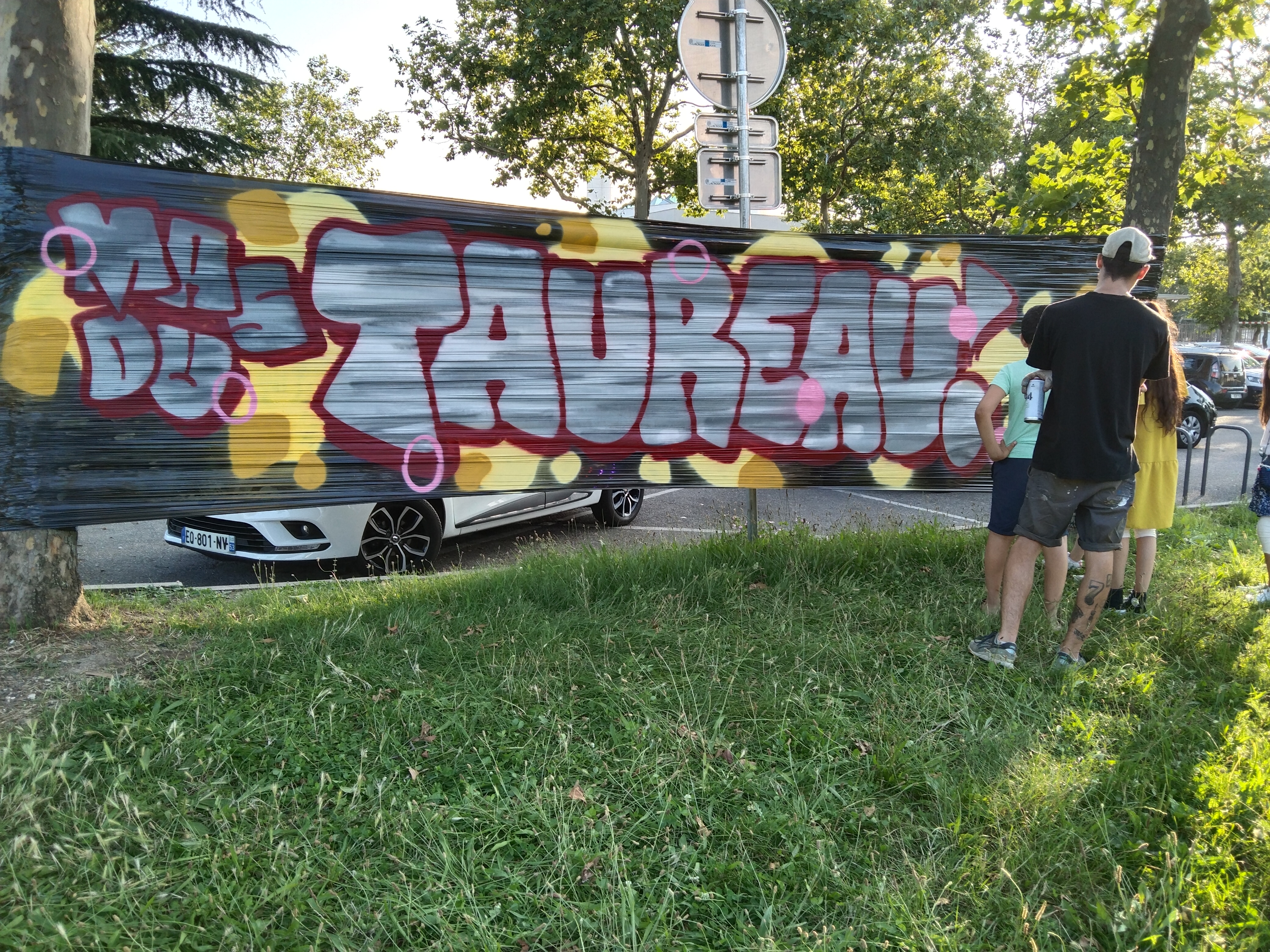 Atelier graffiti — œuvre collective