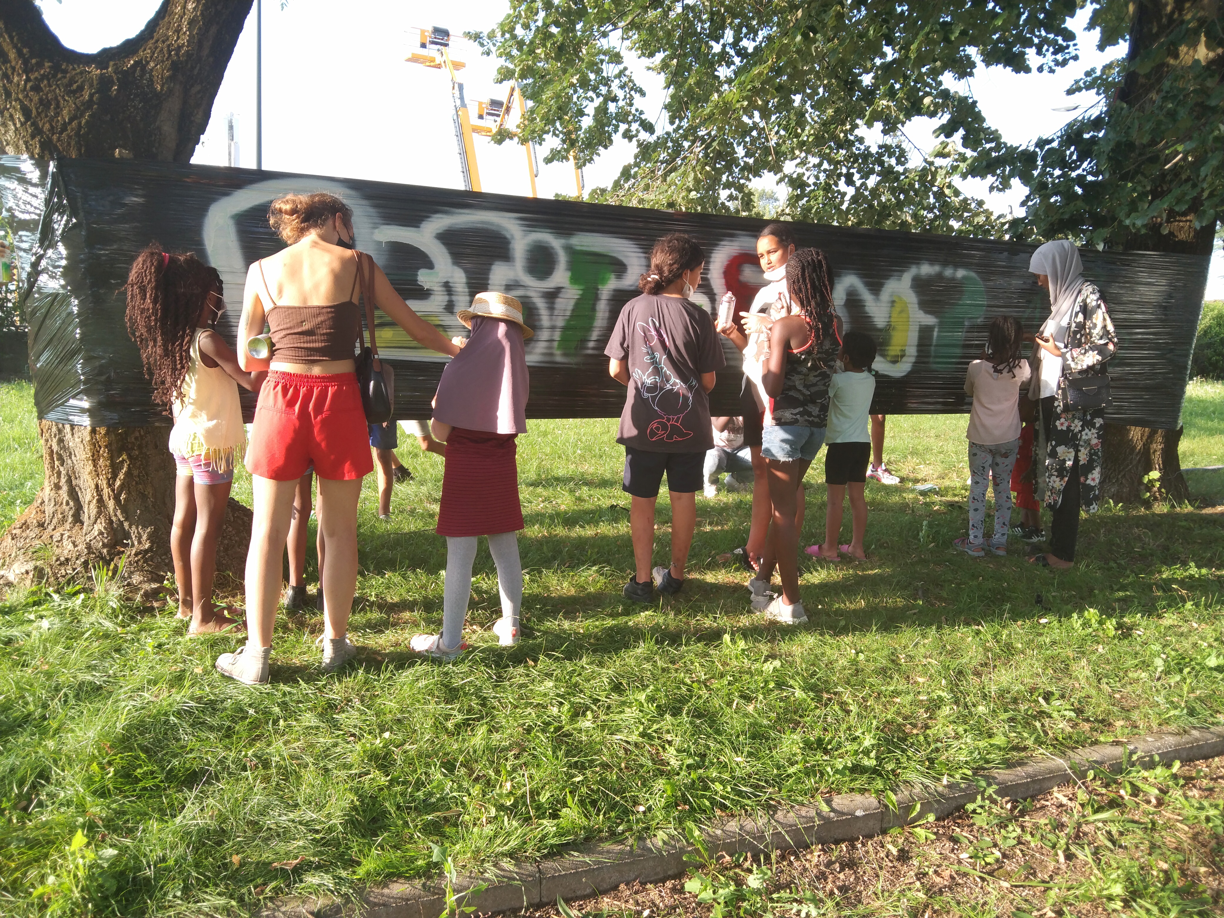 Atelier graffiti collectif