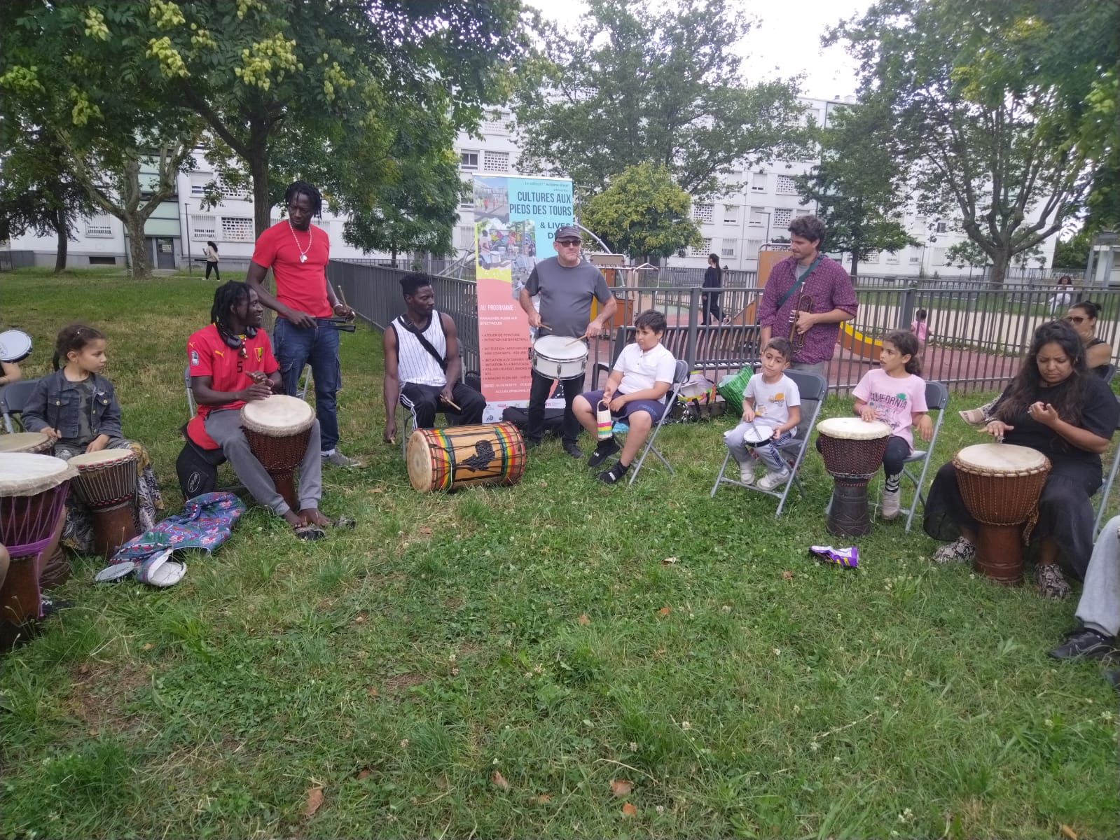 Culture aux pieds des tours