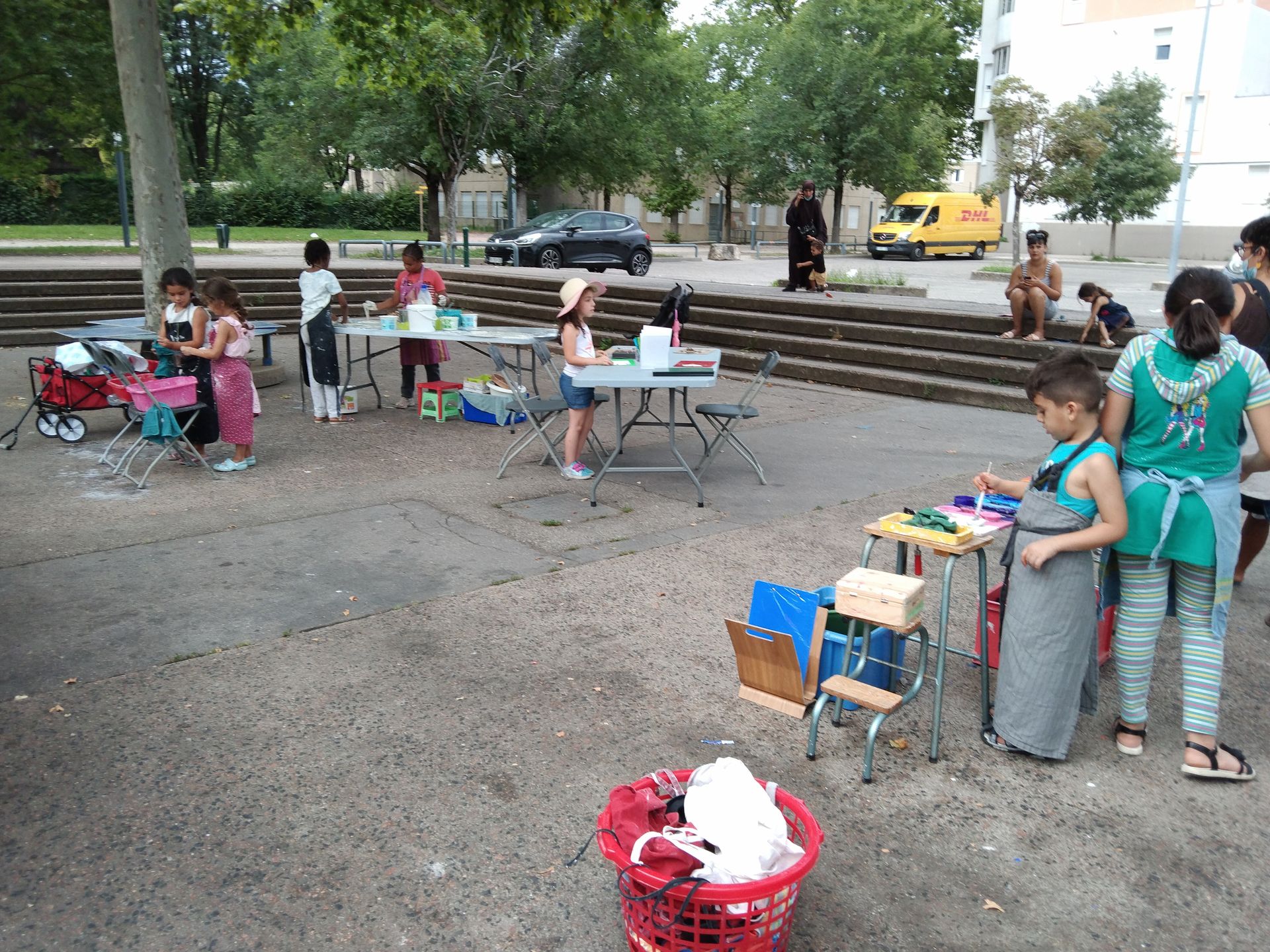 Culture aux pieds des tours