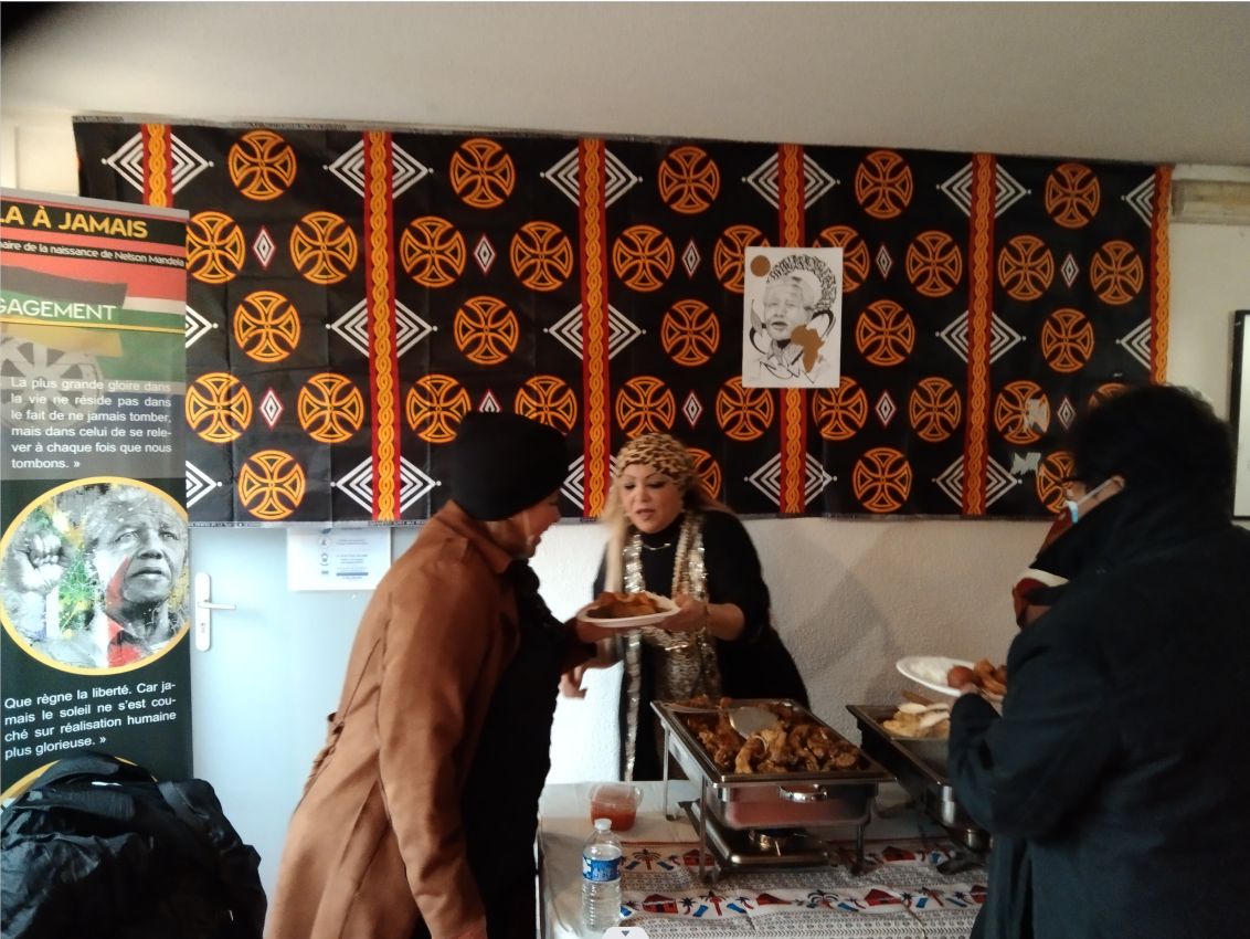 Inauguration stèle Mandela