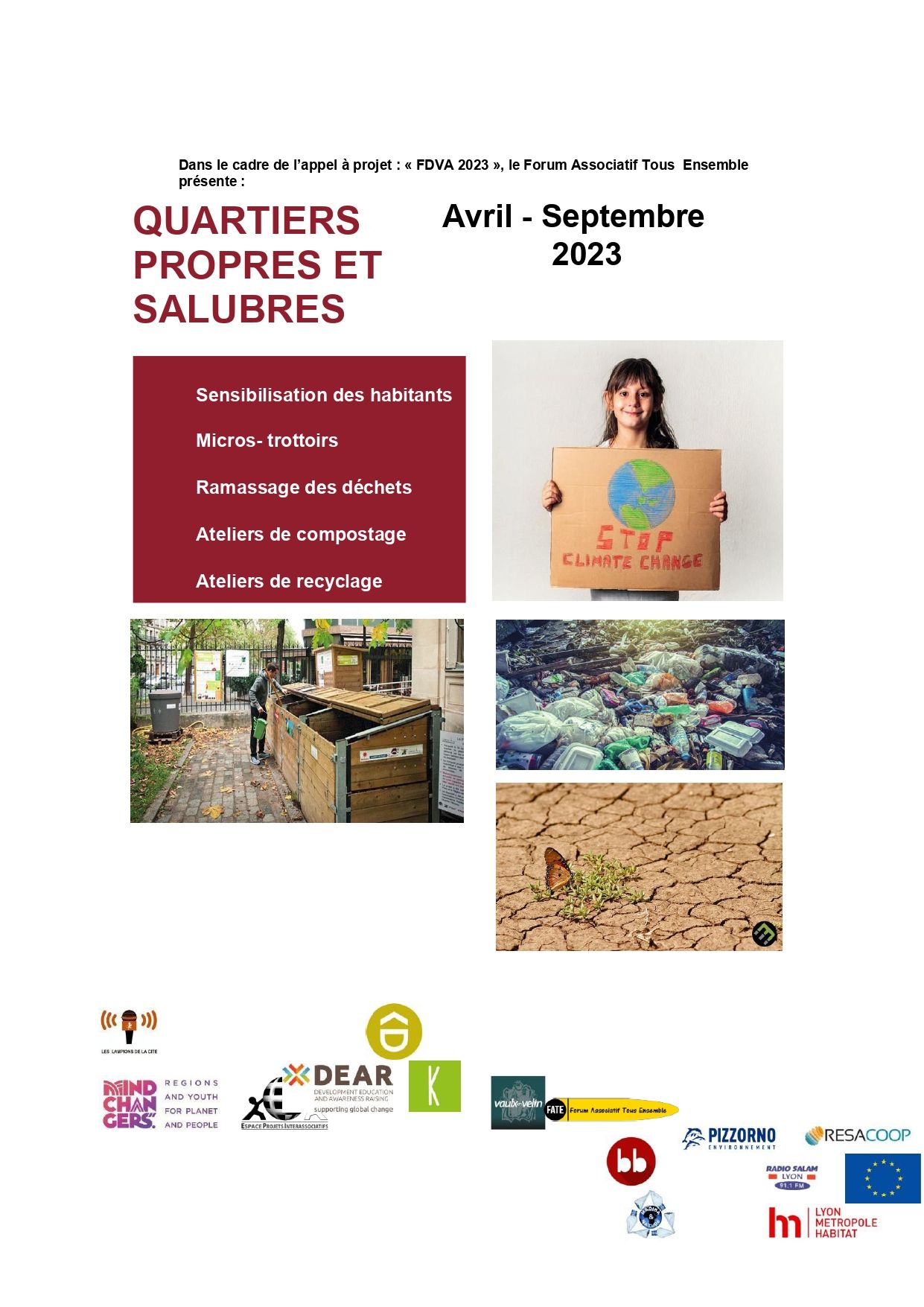 Quartiers propres et salubres