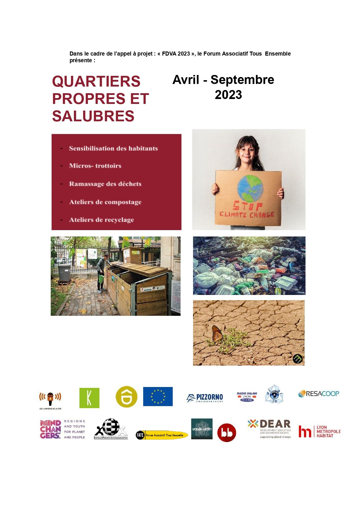 Quartiers propres et salubres